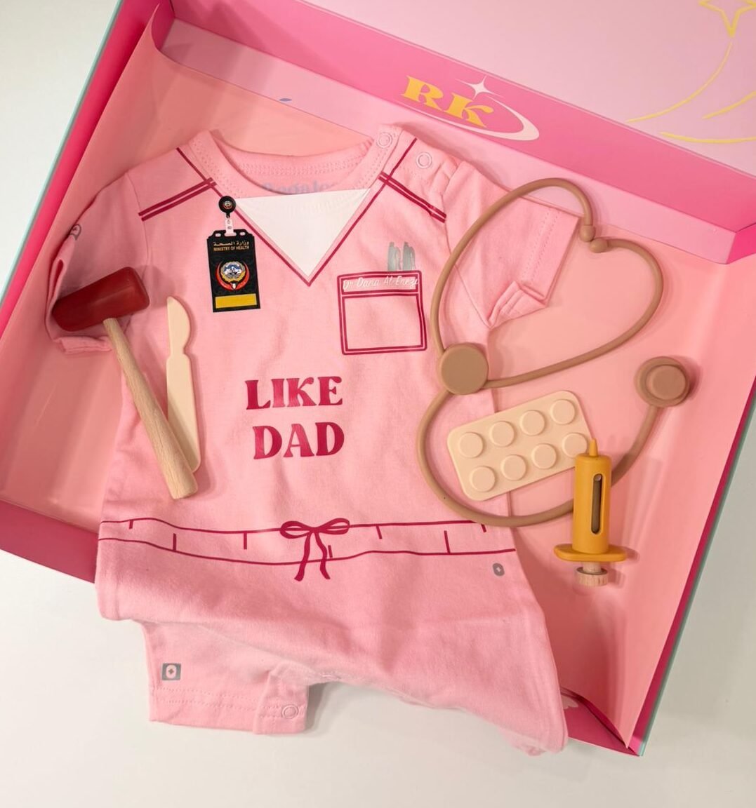 Baby Girl Scrub Set