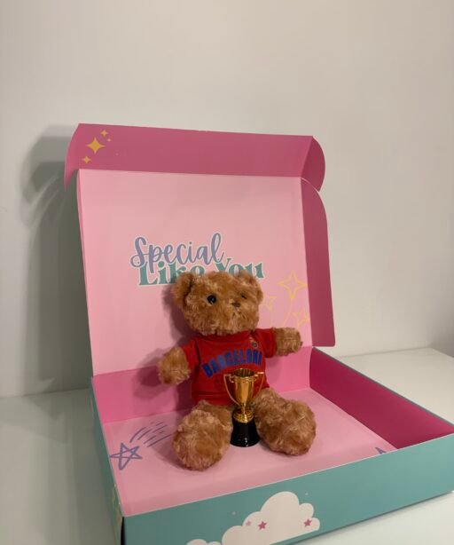 Alternative view of Soccer Teddy Bear