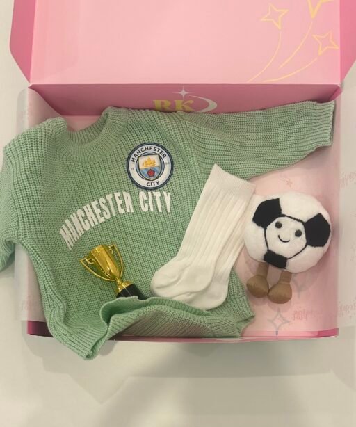 Manchester City Baby Soccer Knit Set