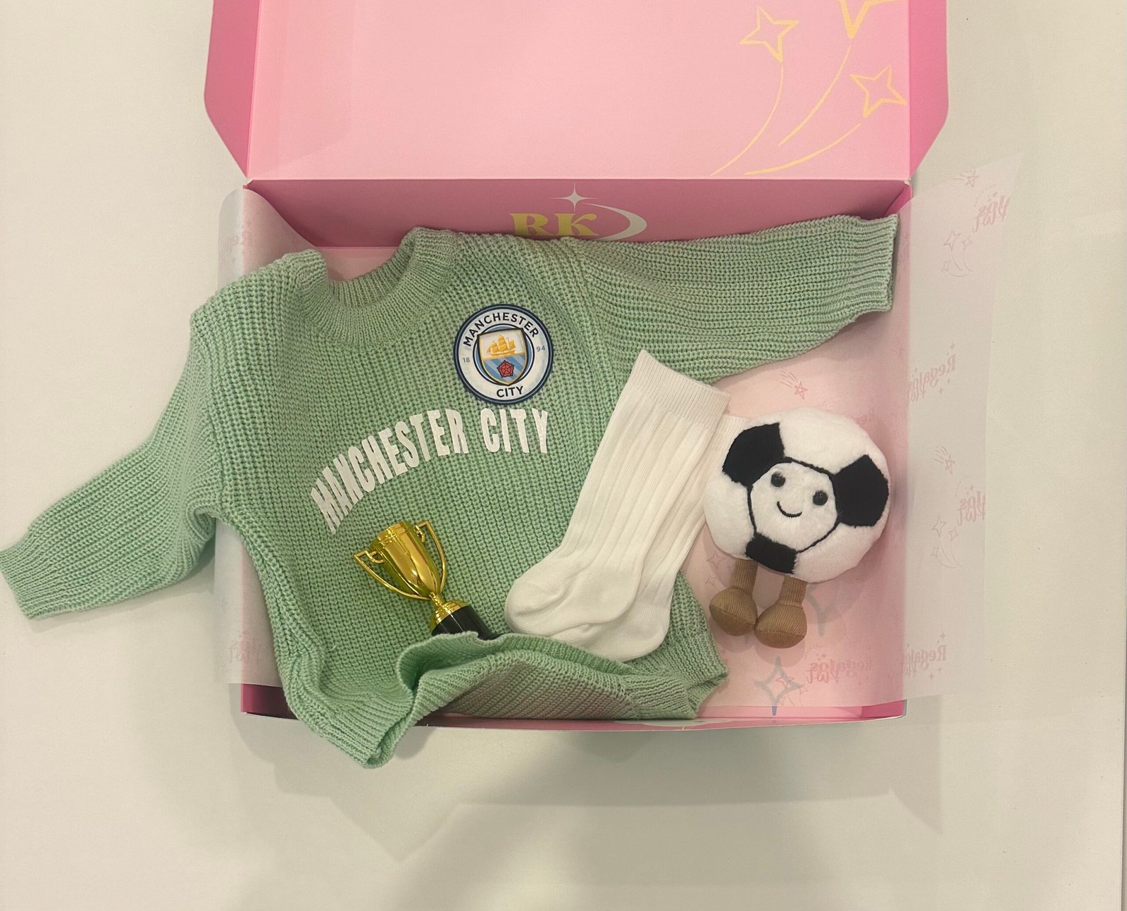 Manchester City Baby Soccer Knit Set