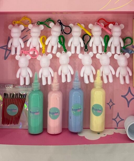 Mini Bear Drip Keychain Set