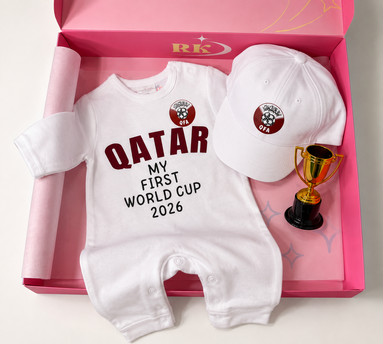 Qatar Baby World Cup Onesie - الصورة 2