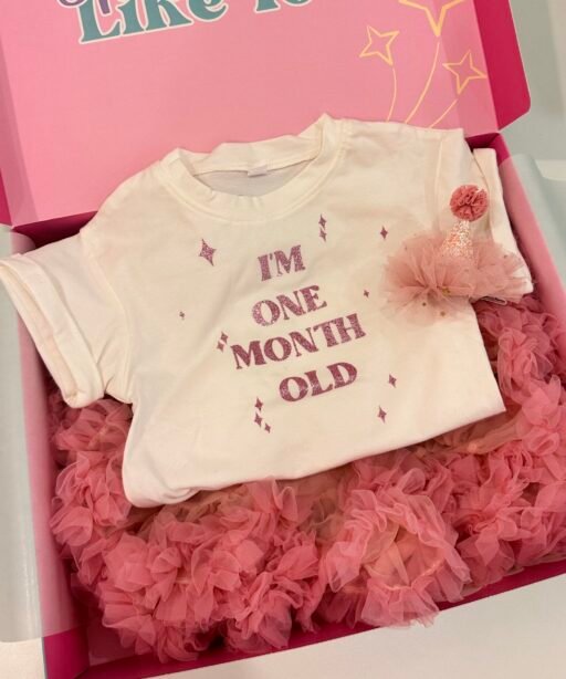 Alternative view of Monthly T-shirt/ Sweater romper