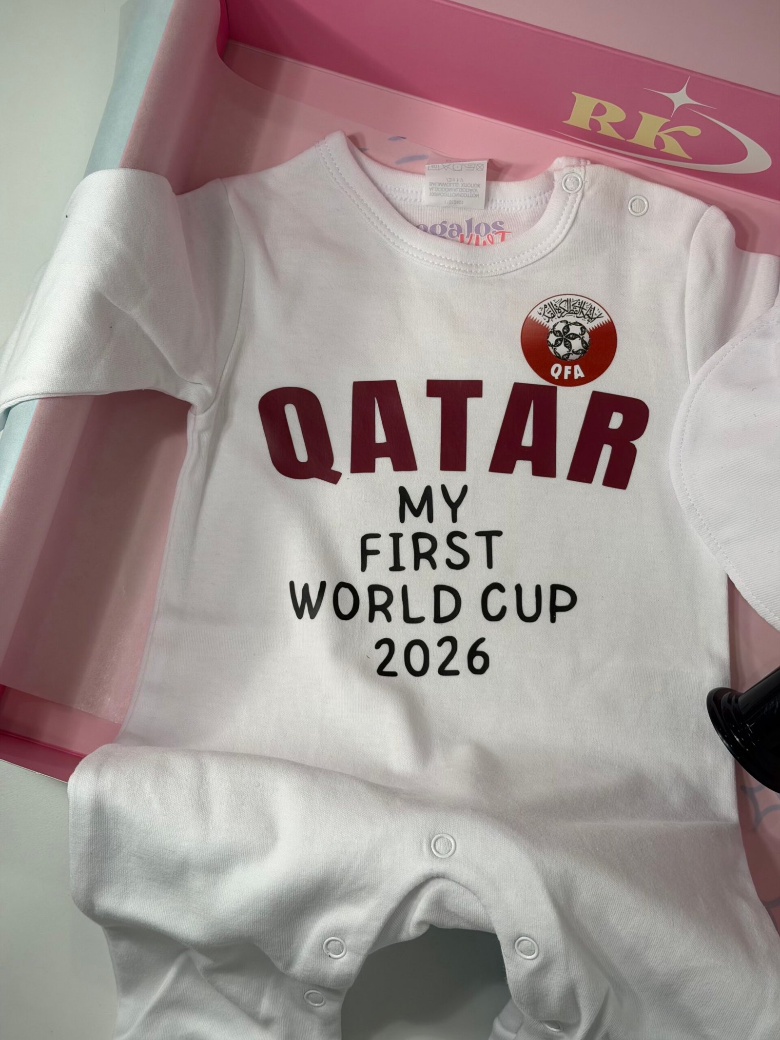 Qatar Baby World Cup Onesie - الصورة 3