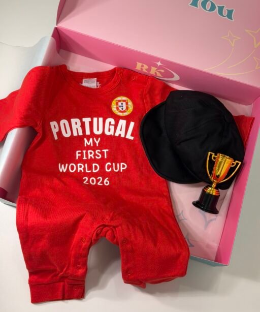 Alternative view of Portugal Baby Soccer Onesie