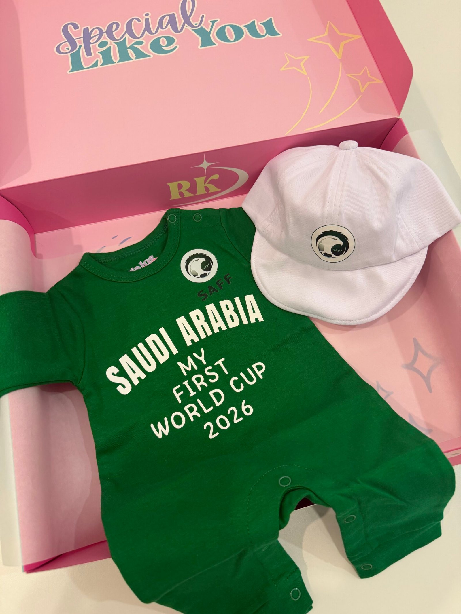 Saudi Arabia Baby World Cup Onesie - Image 2