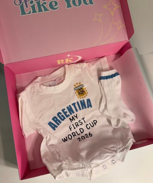 Alternative view of White Tshirt Baby World Cup Set