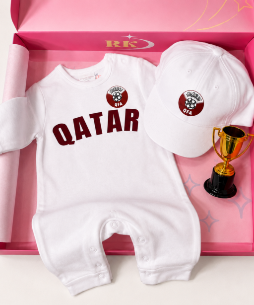 Qatar Baby Soccer Onesie