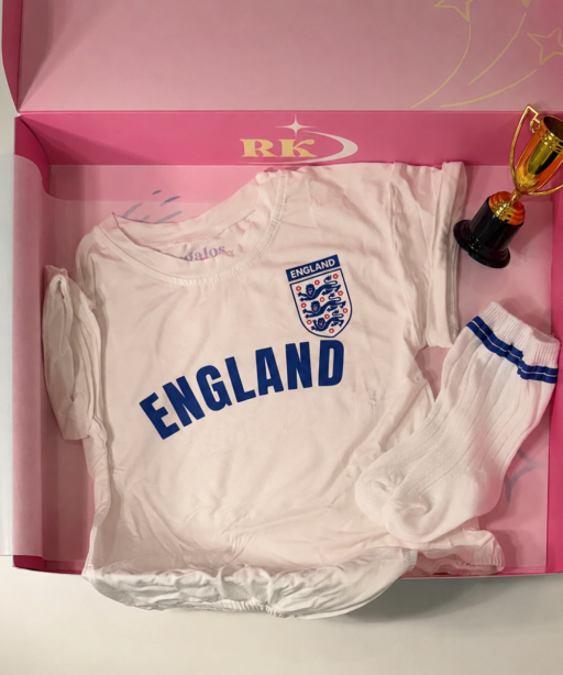 White Tshirt Baby Soccer Set