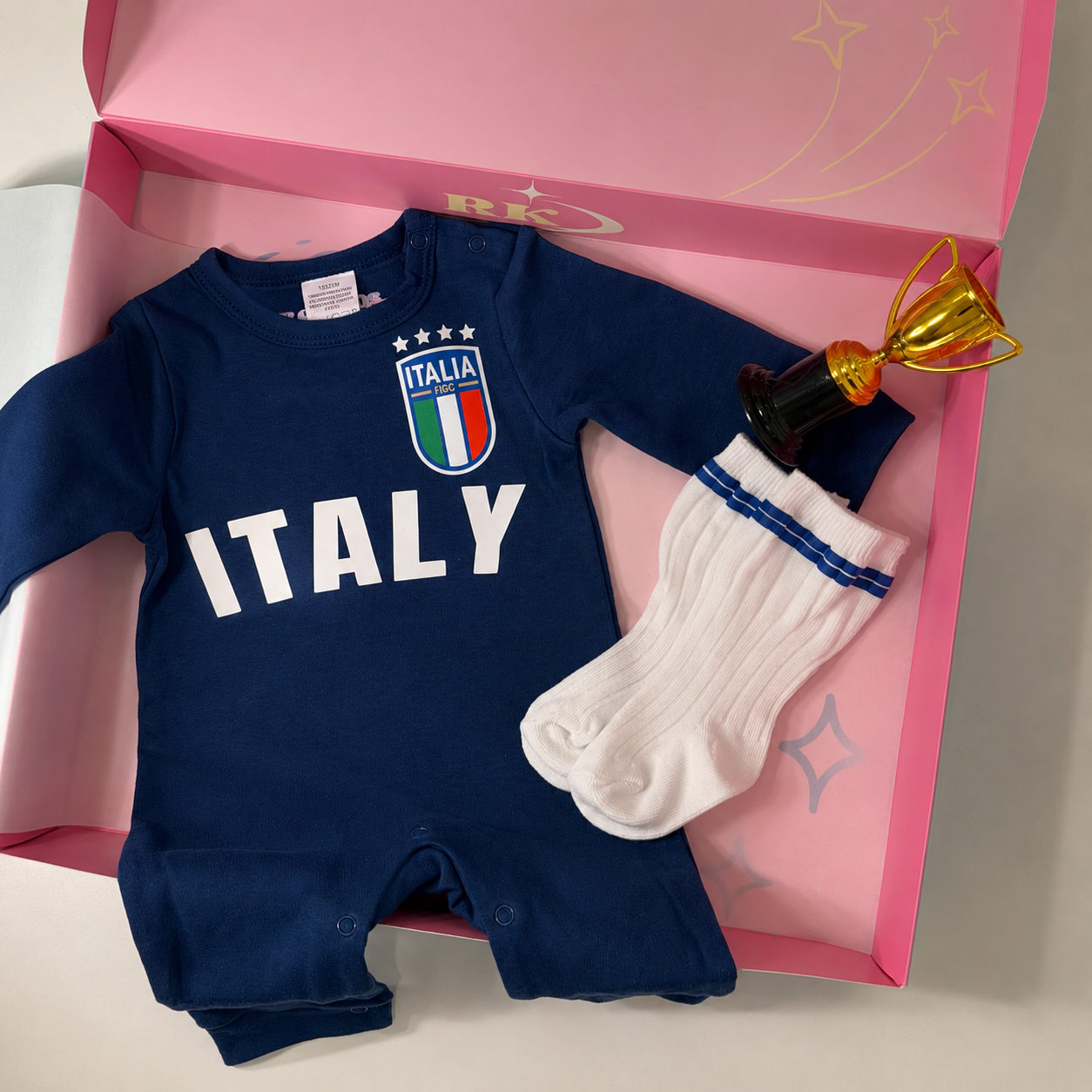 Italy Baby Soccer Onesie