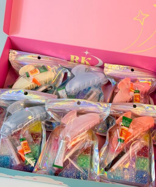 Alternative view of Rainbow Bedazzling Hair Clip Kit Giveaways