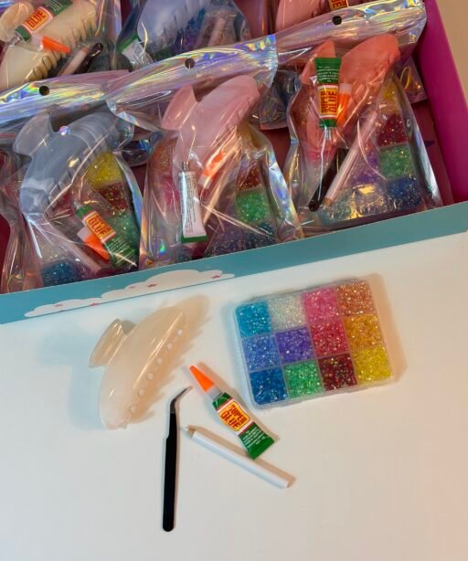 Rainbow Bedazzling Hair Clip Kit Giveaways