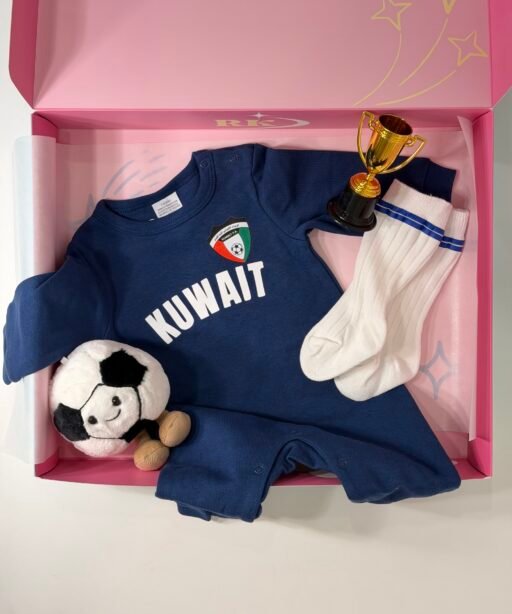 Alternative view of Kuwait Baby Soccer Navy Blue Overall