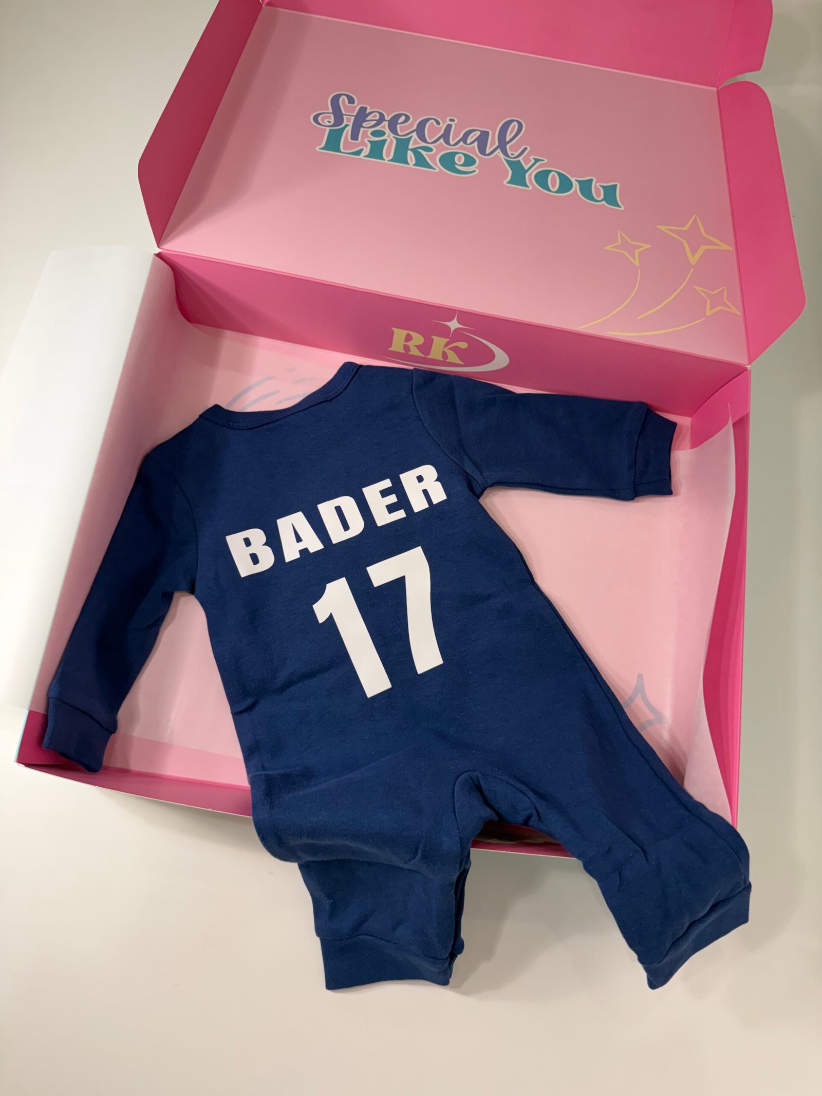 Kuwait Baby Soccer Navy Blue Overall - الصورة 5