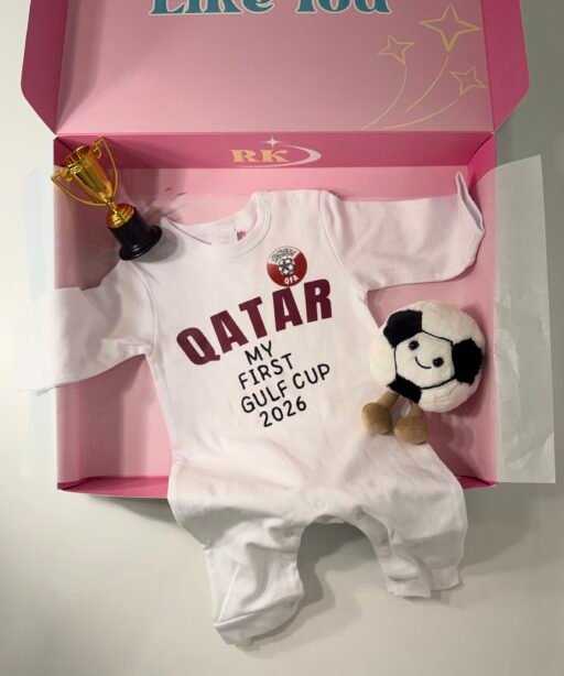 Alternative view of Qatar Baby Soccer Onesie