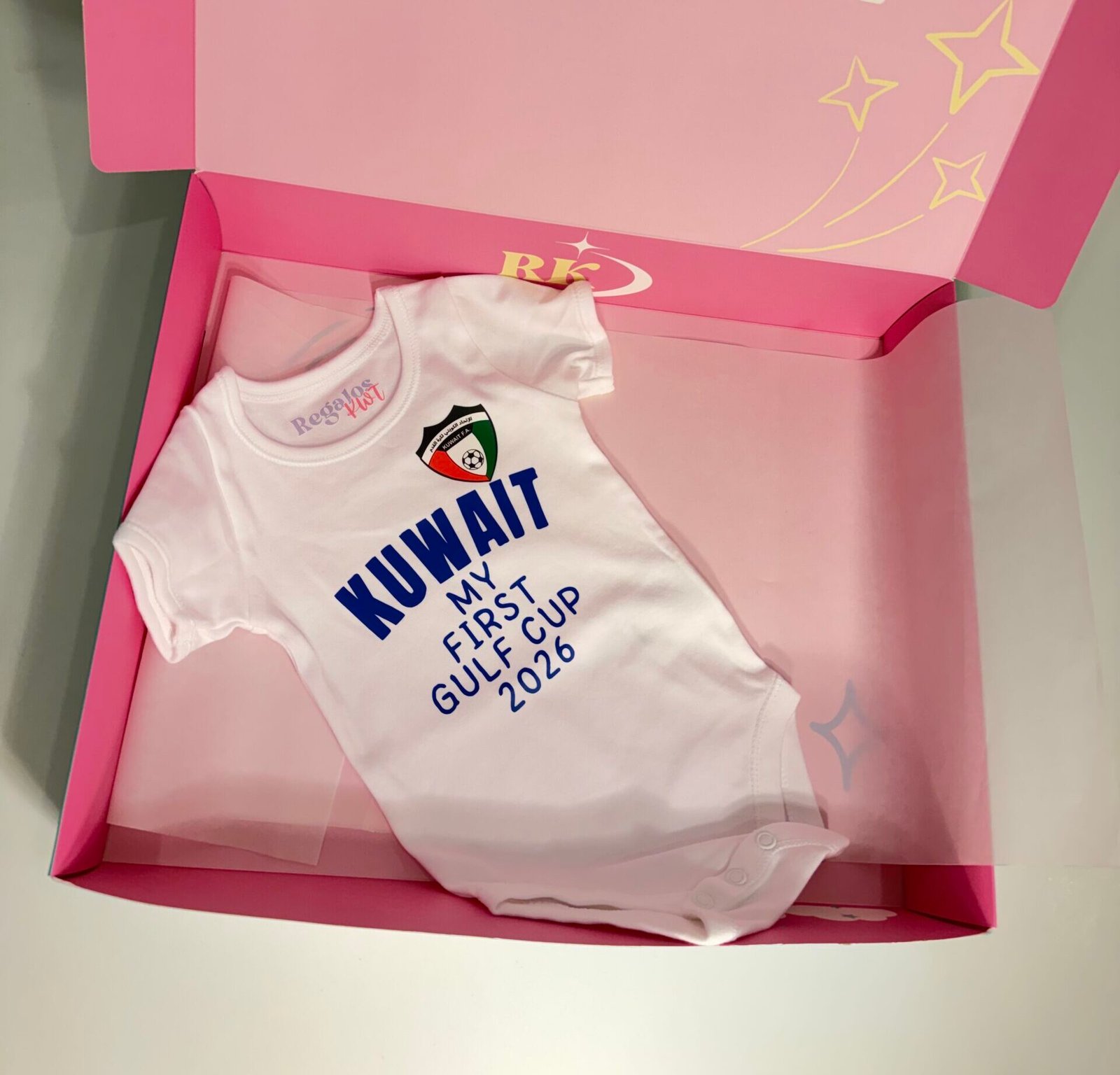 Kuwait Baby Soccer Body Romper