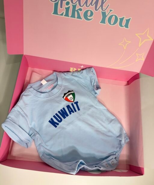 Kuwait Baby Soccer Blue T-shirt